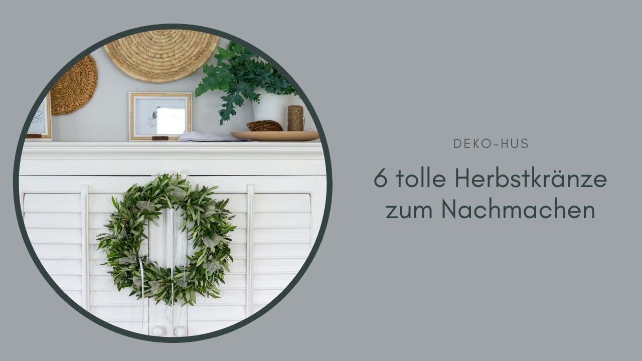 6 tolle Herbstkränze zum Nachmachen