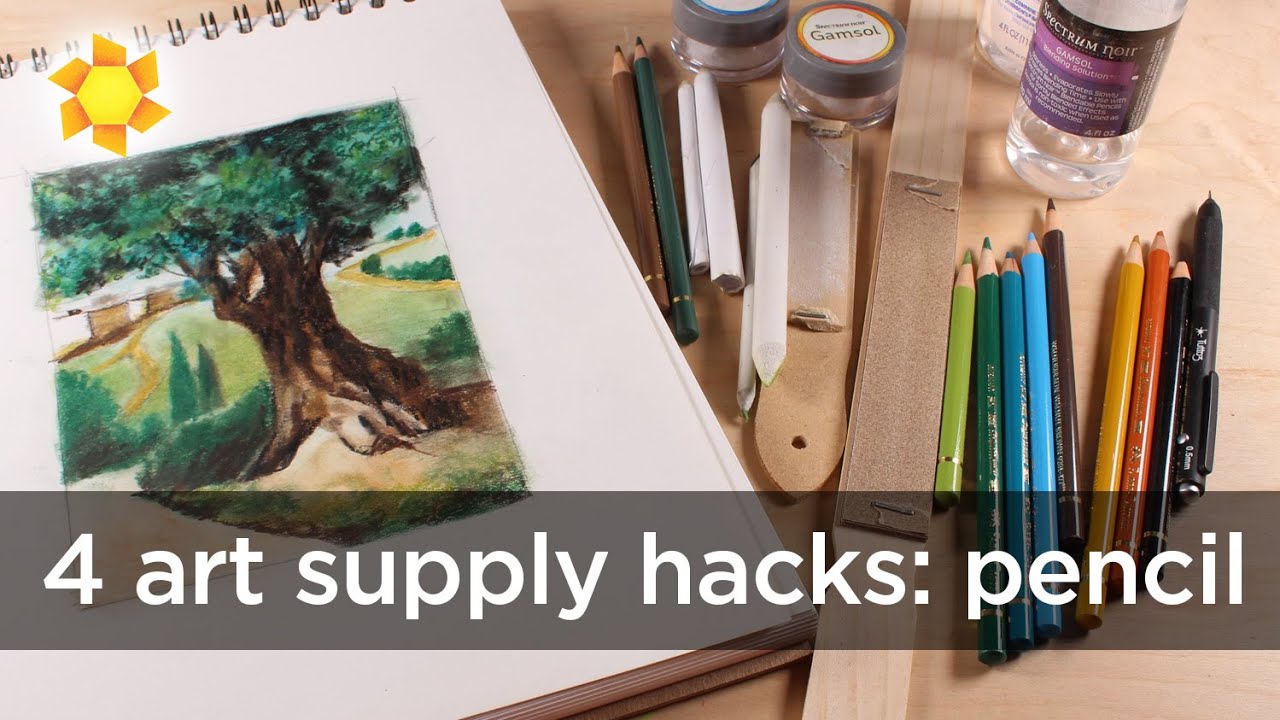 Лайфхаки по использованию цветных карандашей