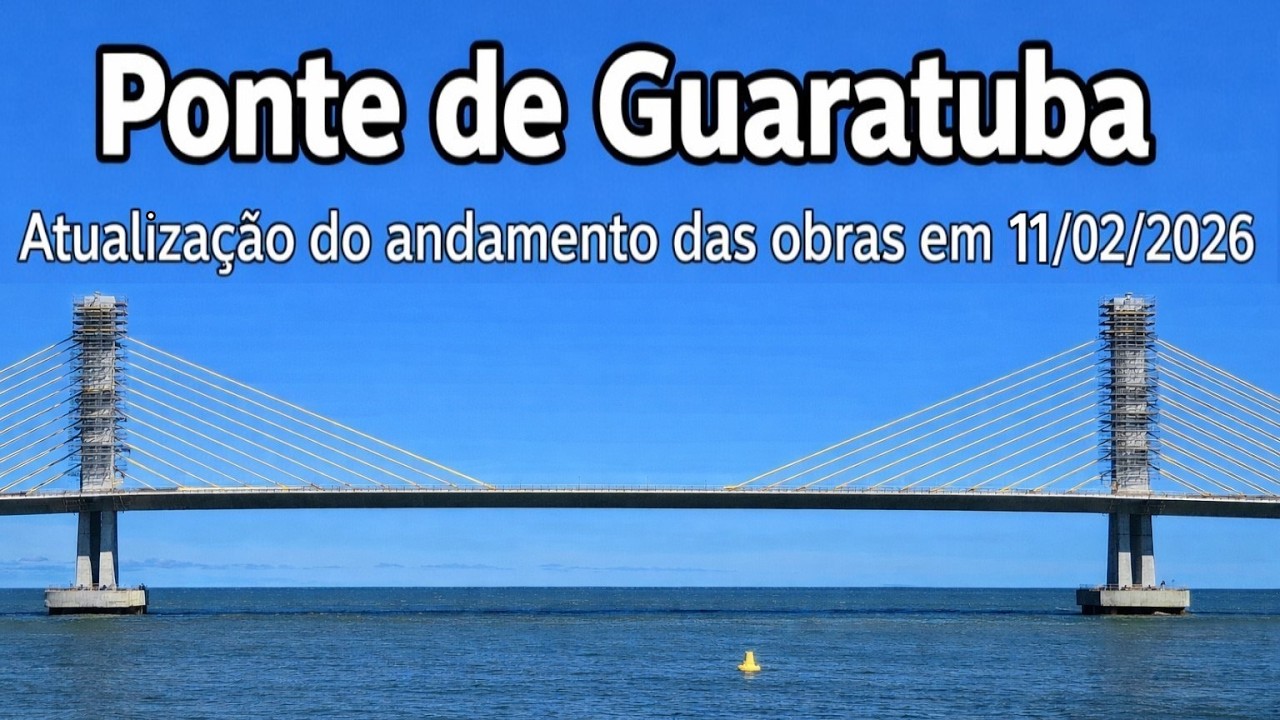 Ponte de Guaratuba em 11 de Fevereiro de 2026