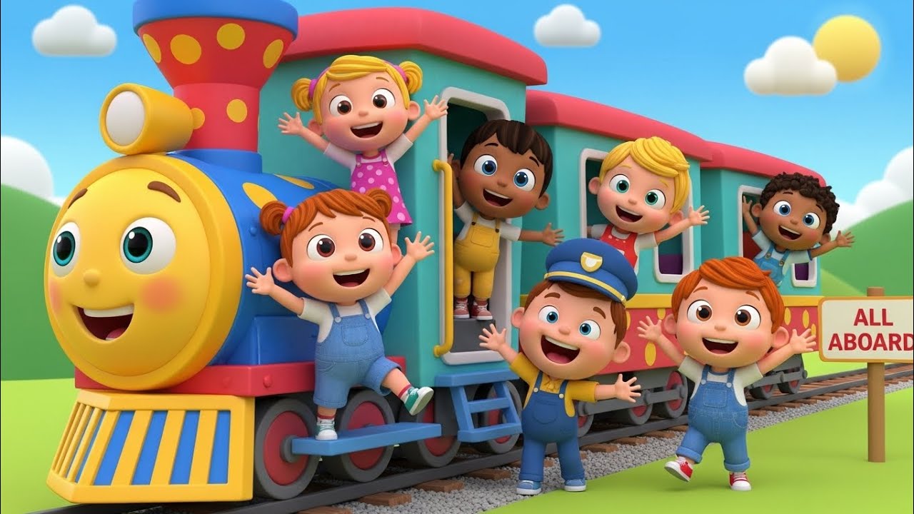 The Train Dance Song 🚂🎶 | Fun Nursery Rhyme for Kids | Baby Dance Song⭐ 