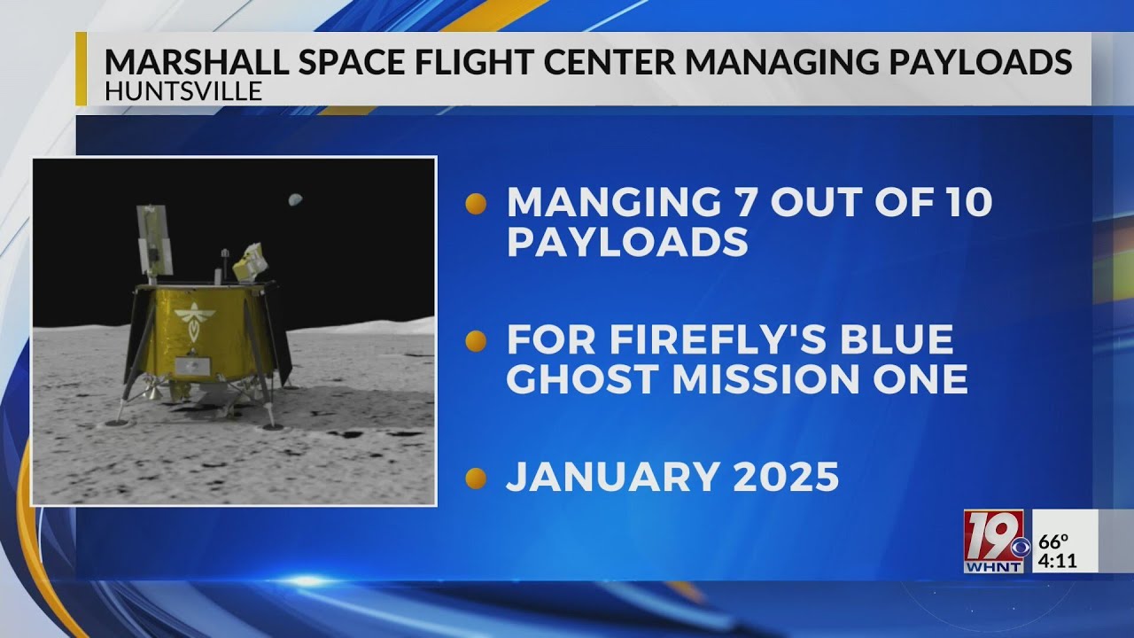 Marshall Space Flight Center Managing Payloads | December 10, 2024 | News 19 at 4 p.m.