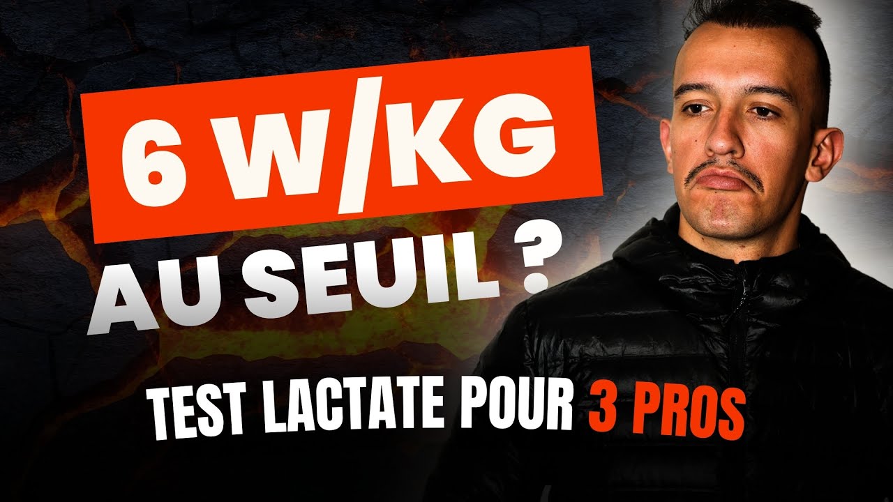 Test lactate – Cyclistes professionnels