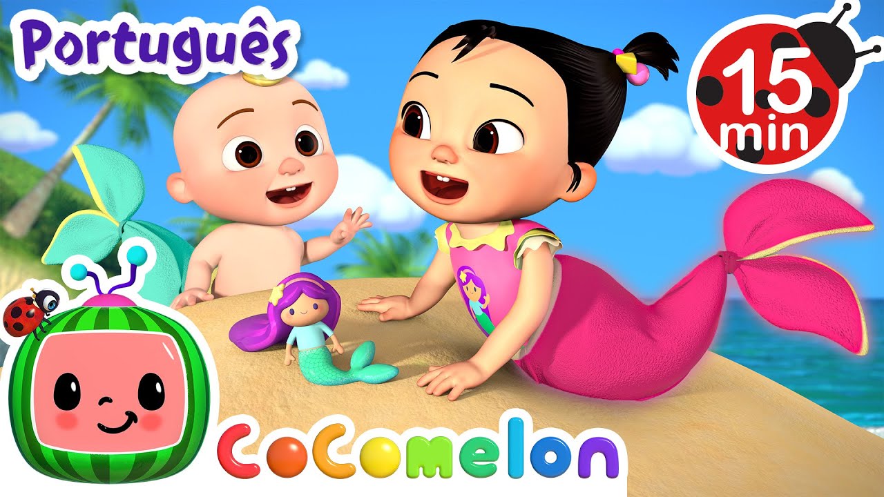 Brincando De Sereias Com Amigos | CoComelon Brasil | Músicas Infantis Desenhos Animados em Português
