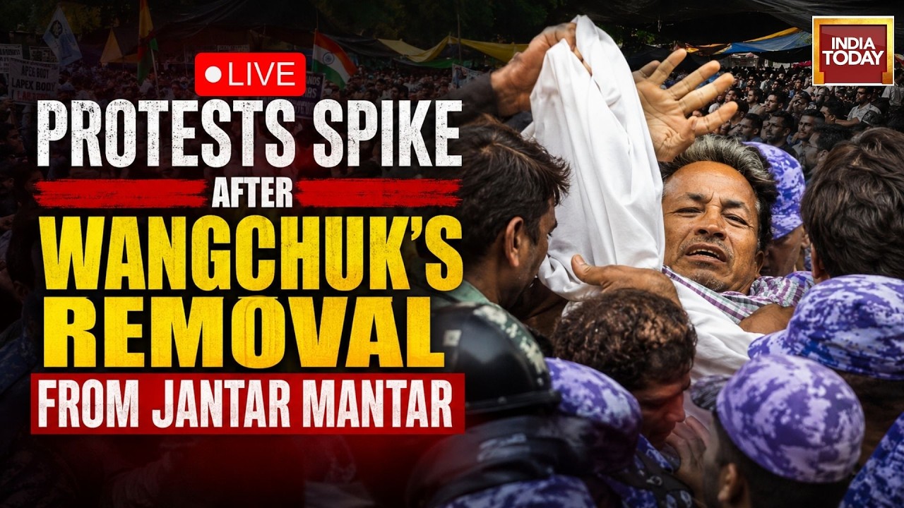 LIVE: Sonam Wangchuk Shifted to Safdarjung Hospital After Police Action | India Today LIVE