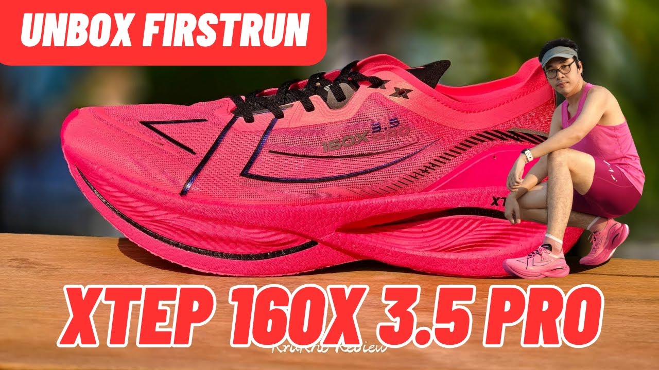 UNBOX First Run XTEP 160X 3.5 Pro นี่คือรองเท้าที่ดีที่สุดสำหรับผม