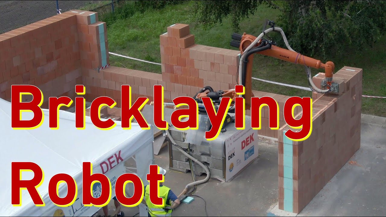 Bricklaying Robot KUKA in Construction