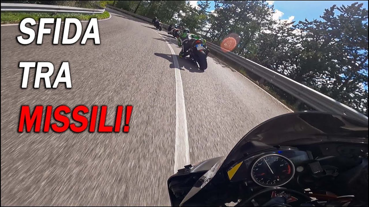 ON BOARD Yamaha R6 vs Ninja 636 vs Honda CBR 600 vs MT 10 || Team Missili x Castellina in Chianti🚀