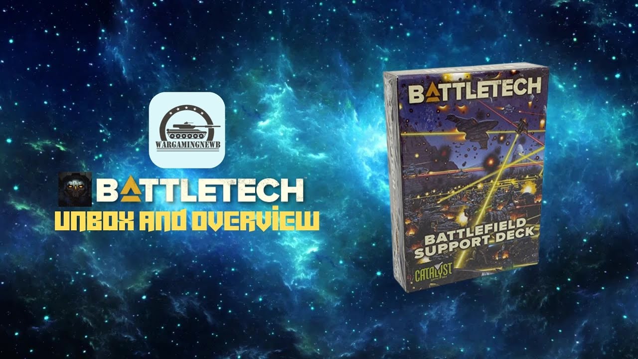 Unbox and Overview: Catalyst Games Battletech Battlefield Support Deck [Unboxing]