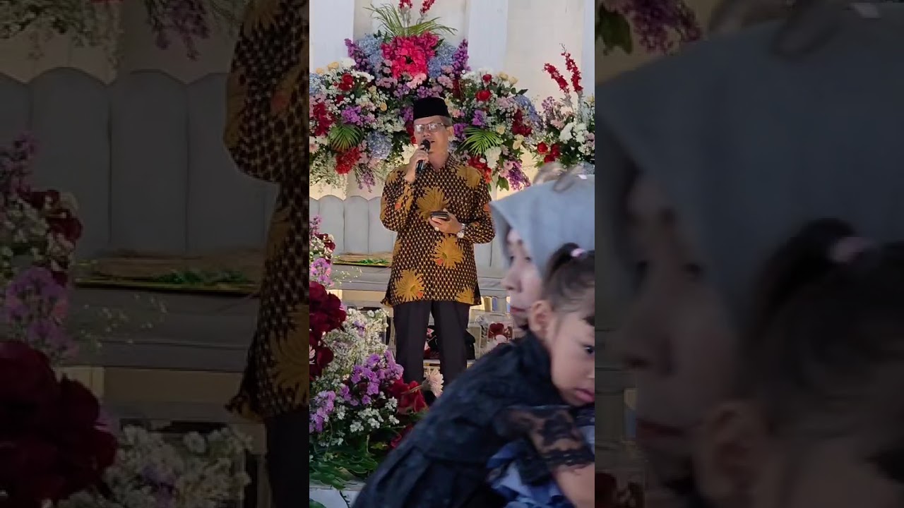SAMBUTAN DARI PIHAK KEL MEMPELAI PRIA