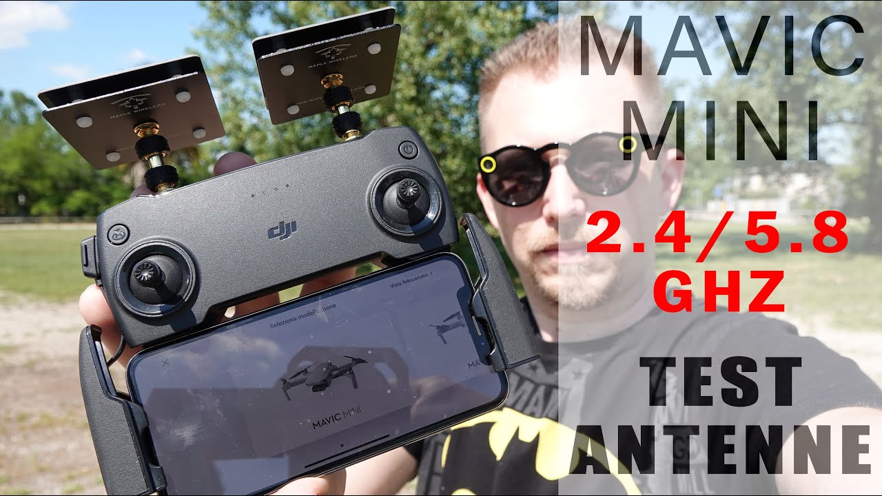 Cambiare antenne al DJI MAVIC MINI....Migliorera? 2.4ghz oppure 5.8ghz?