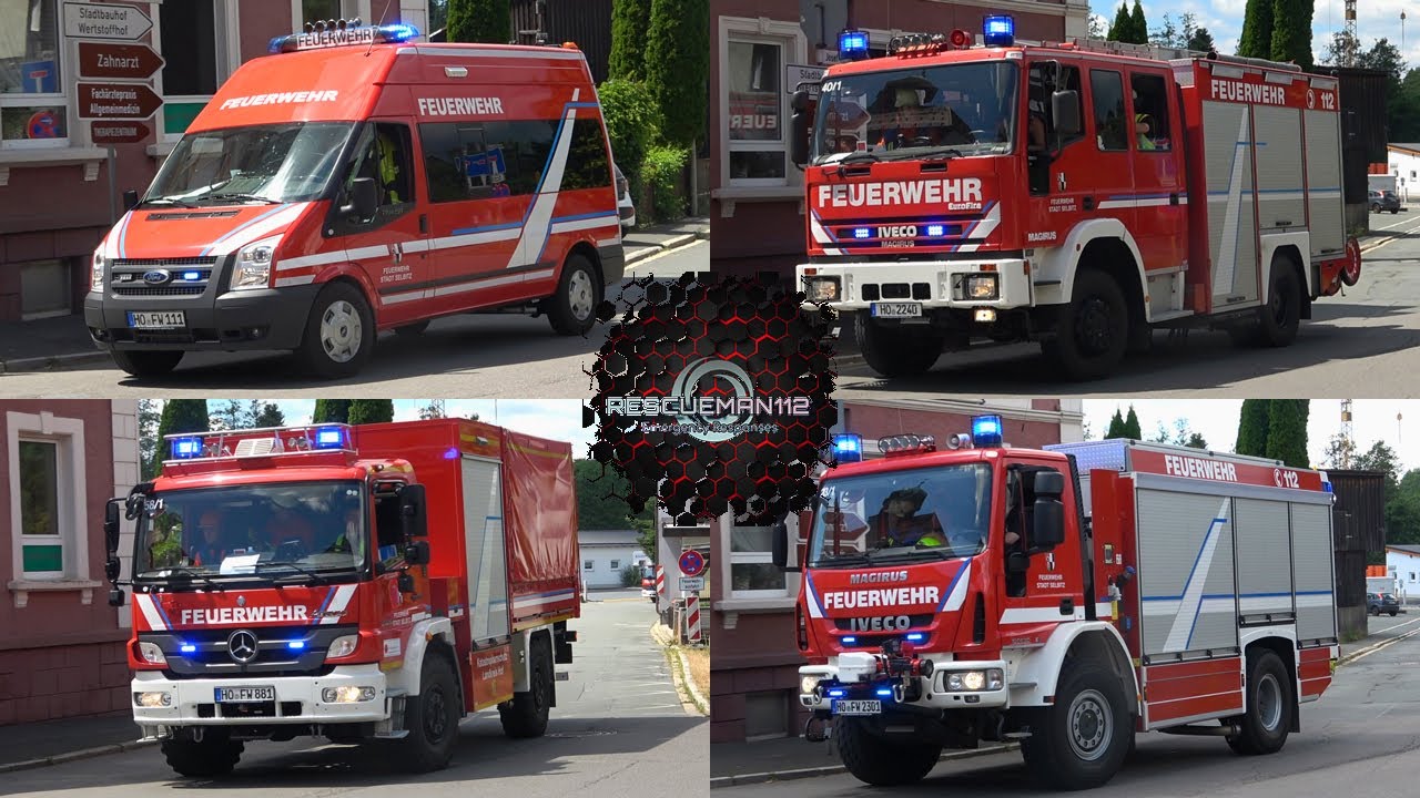 🚨 MZF + LF 16/12 + SW-KatS + DLA(K) 23/12 FF Naila + TLF 16/25 FF Naila + TLF 4000 Feuerwehr Selbitz