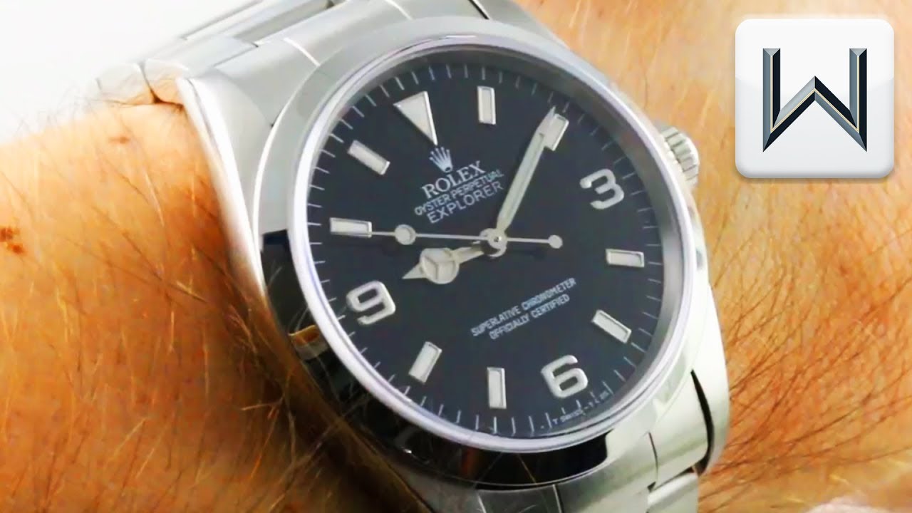 Rolex Oyster Perpetual Explorer 14270 Luxury Watch Review