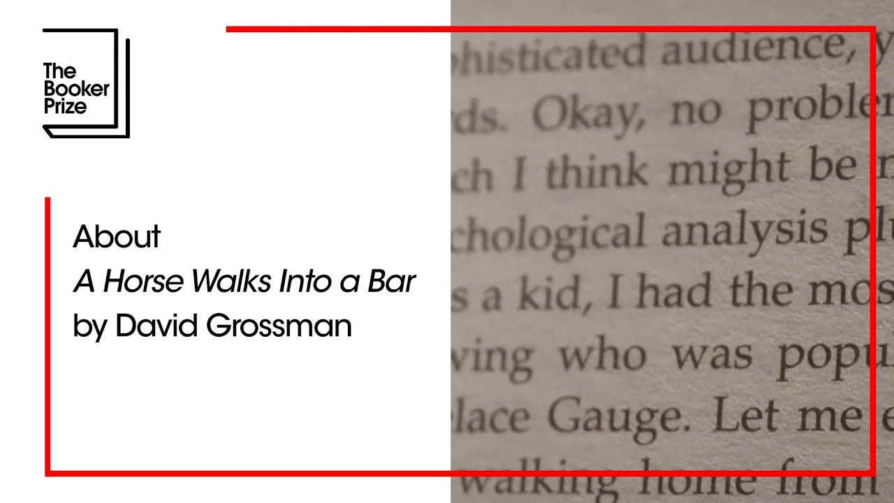About 'A Horse Walks Into a Bar' by David Grossman, Translated by Jessica Cohen | The Booker Prize