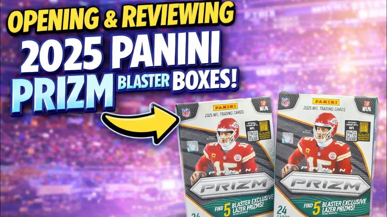 Открываю 2 коробки Panini Prizm Blaster 2025 года… Стоило ли это того?