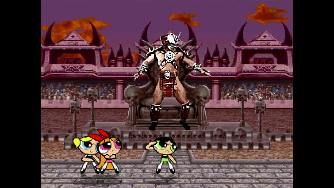M.U.G.E.N Team PPG vs Shao Kahn