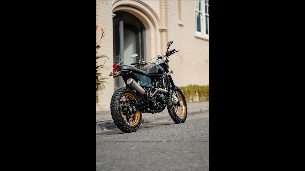 Paso Motors Retro Scrambler XF300 Australia's best looking road bike.