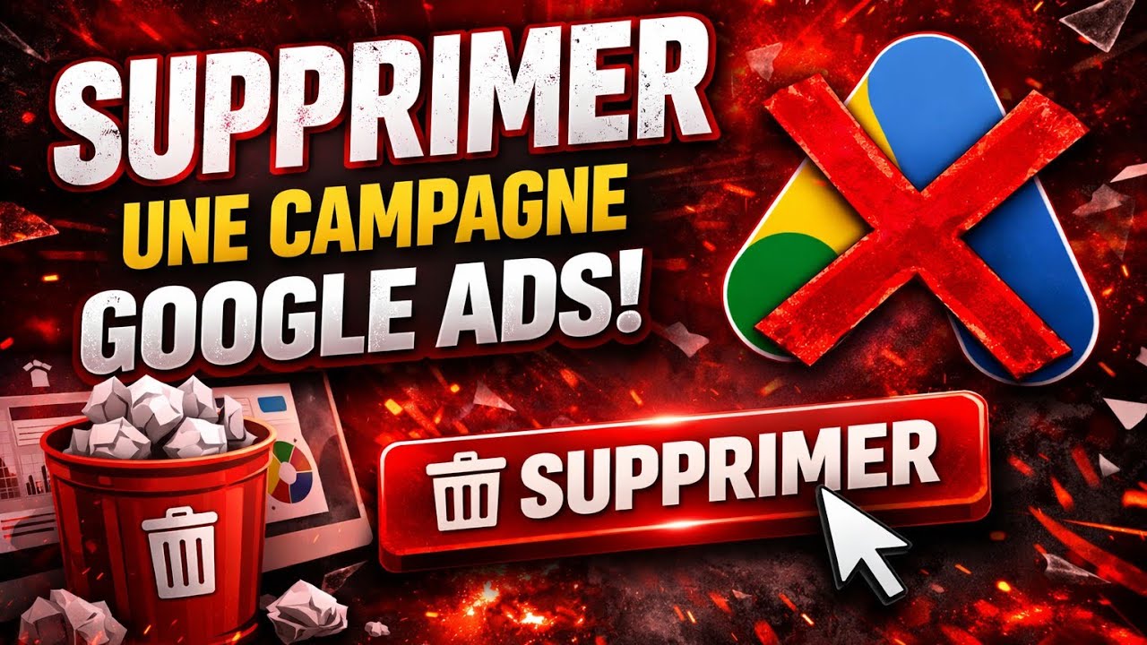 COMMENT SUPPRIMER UNE CAMPAGNE GOOGLE ADS en 2min