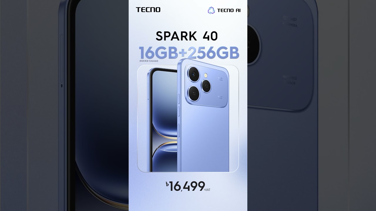 TECNO #SPARK40 &ndash; Now Available in 256GB+16GB* (8GB+8GB Extended RAM) variant!