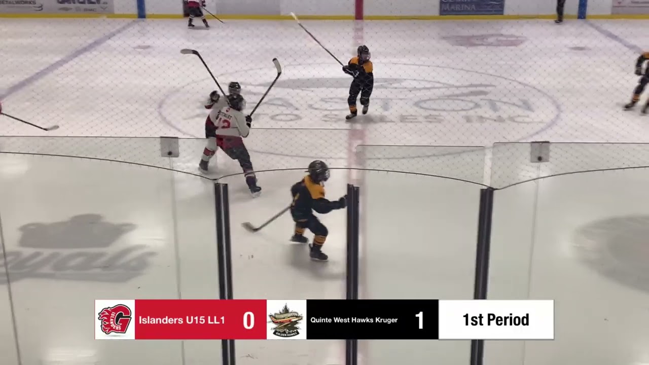 2025-26 ICHL Championship Day - Quinte West Kruger at Gananoque U15 LL1 (Pool 2 / Semi-Finals)