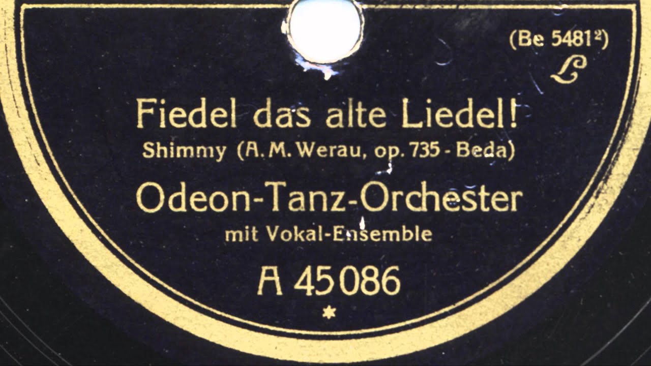Saxophonorchester Dobbri: Fiedel das alte Liedel (Nebe-Quartett, 1926)