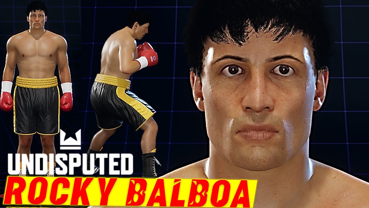 How to make Rocky Balboa in Undisputed Boxing (CAF Formula)