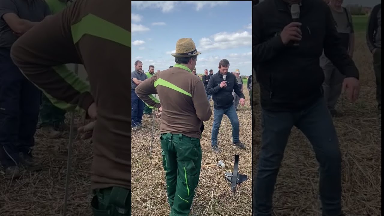 Vorstellung der Kerner Maschine beim Feldtag am 11.04.2024.