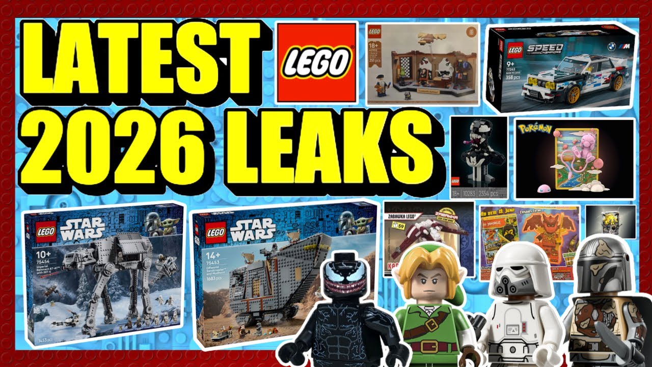 УЖАСНЫЕ НОВЫЕ УТЕЧКИ ИНФОРМАЦИИ О LEGO! Marvel, Звездные войны, Зельда, Speed ​​Champions, Покемо...