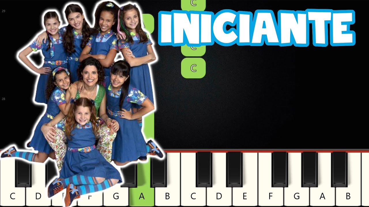 Amigas - Chiquititas | Piano e Teclado Iniciante | Nível Fácil