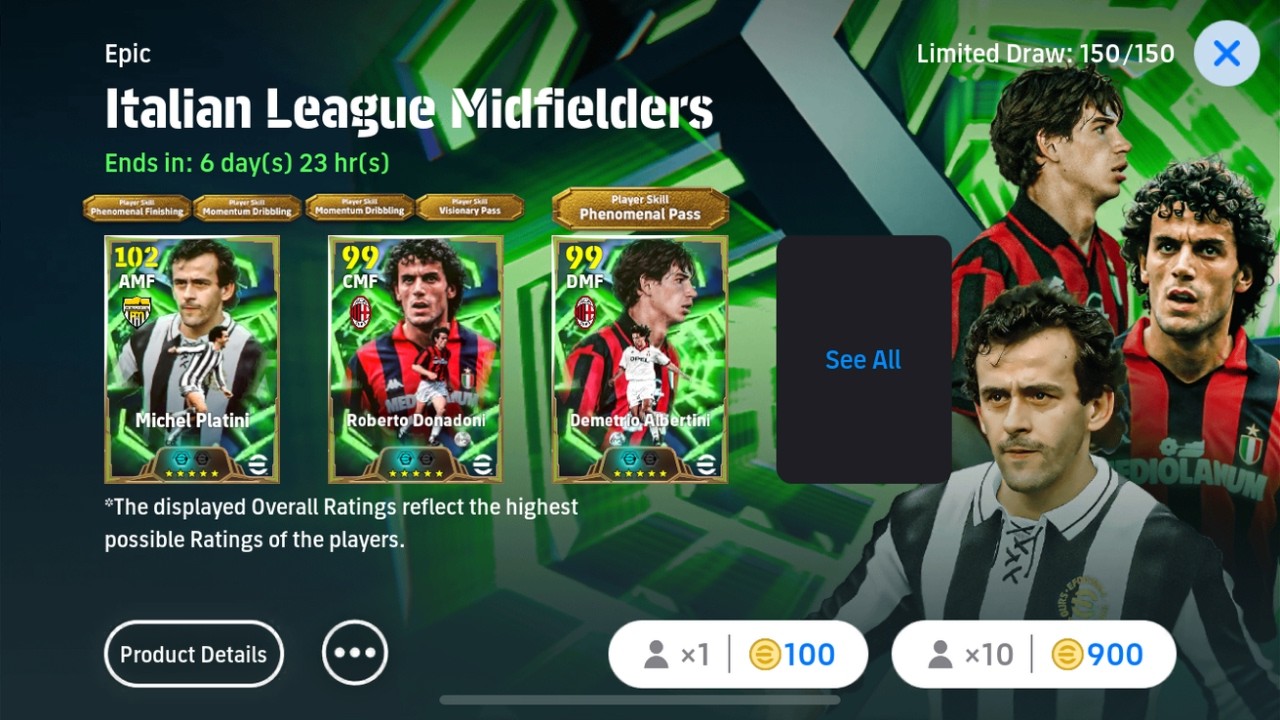 Italian League Midfielders Has Arrived 👀 #efootball #live