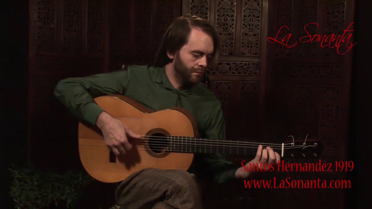 Myrddin Santos Hernandez 1919 flamenco guitar