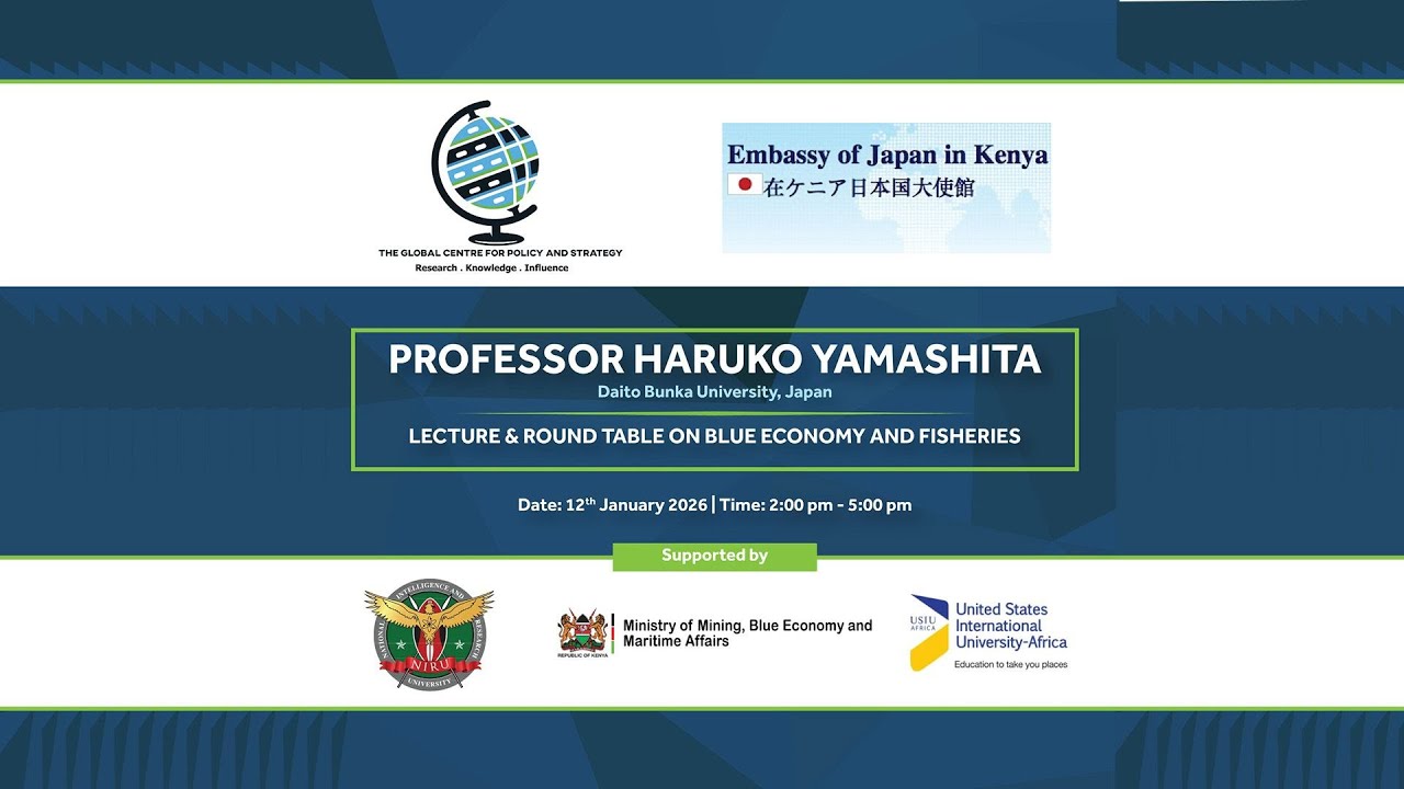 LECTURE & ROUND TABLE ON BLUE ECONOMY AND FISHERIES