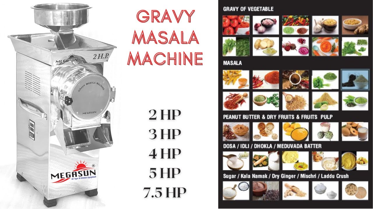 Gravy Masala Machine