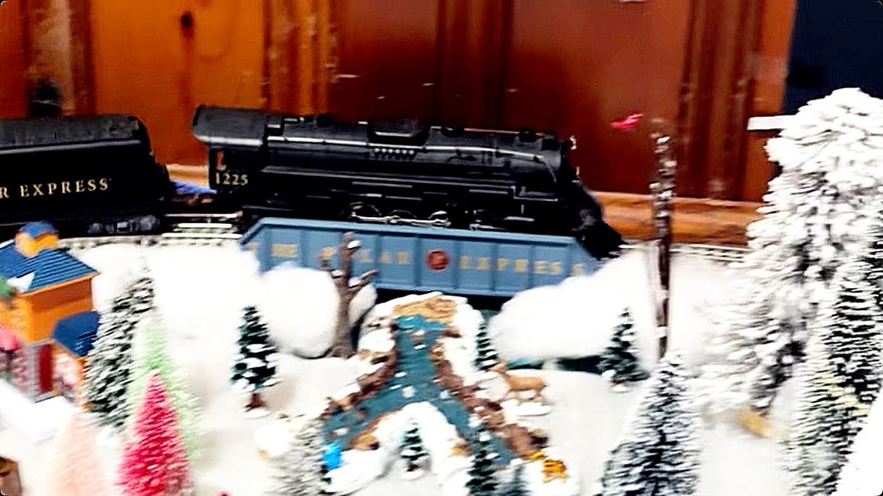 Setting Up My 2025 Polar Express Christmas Display Under The Tree