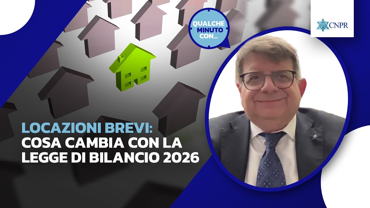 Emanuele Pisati - Locazioni Brevi: cosa cambia con la Legge di Bilancio 2026