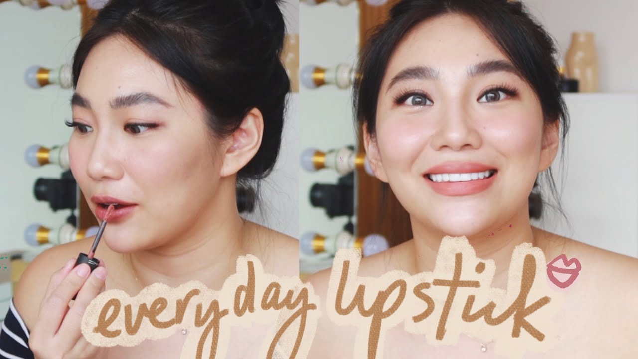 trying out LIPSTICKS for everyday use | Raiza Contawi