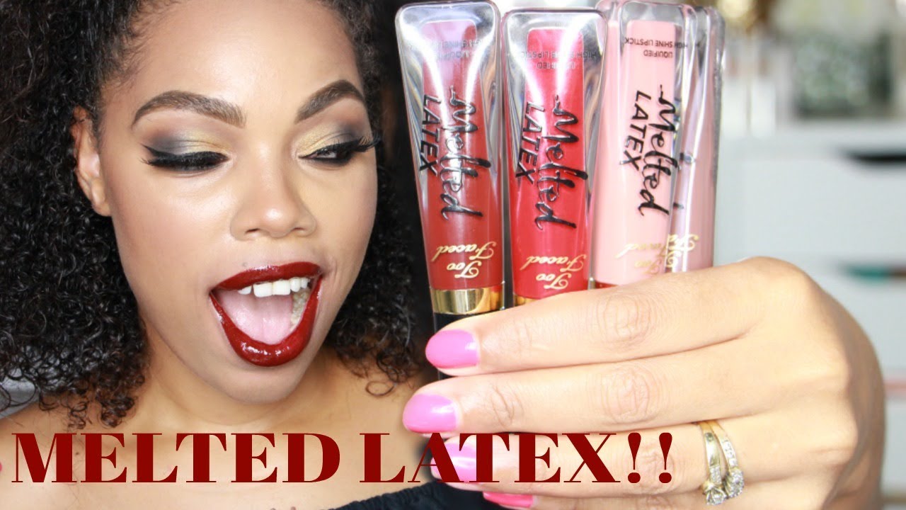 TOO FACED MELTED LATEX REVIEW AND SWATCHES