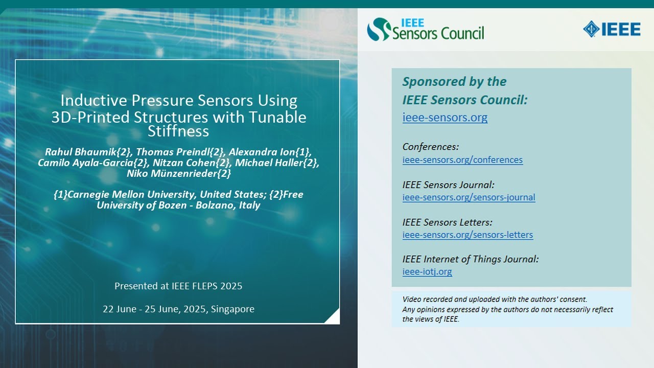 Inductive Pressure Sensors Using 3D-Printed Structures with Tunable Stiffness
