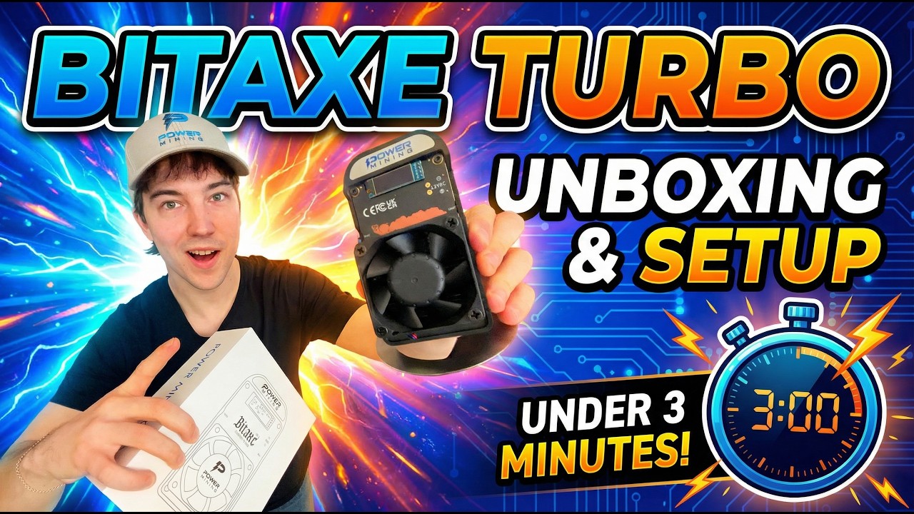 Bitaxe Gamma Turbo Unboxing & Setup in Under 3 Minutes! 🚀