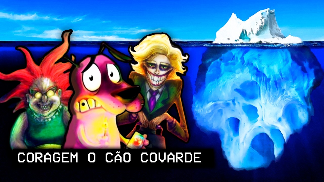 o ICEBERG de CORAGEM O CÃO COVARDE é BIZARRO