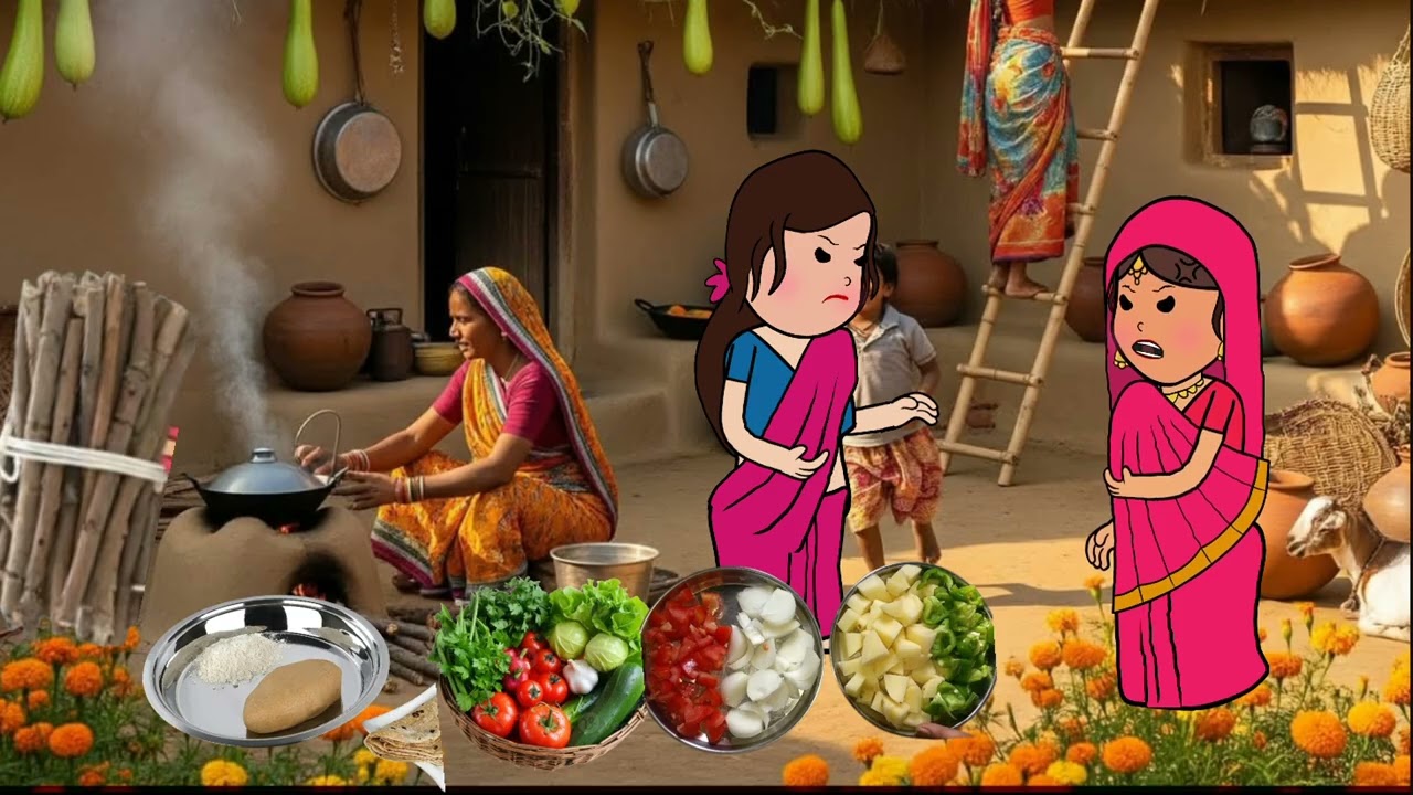 चंपा बसंती के भोजी लोग सिखाएं नई हर आवे पर  #jaycartoon 
