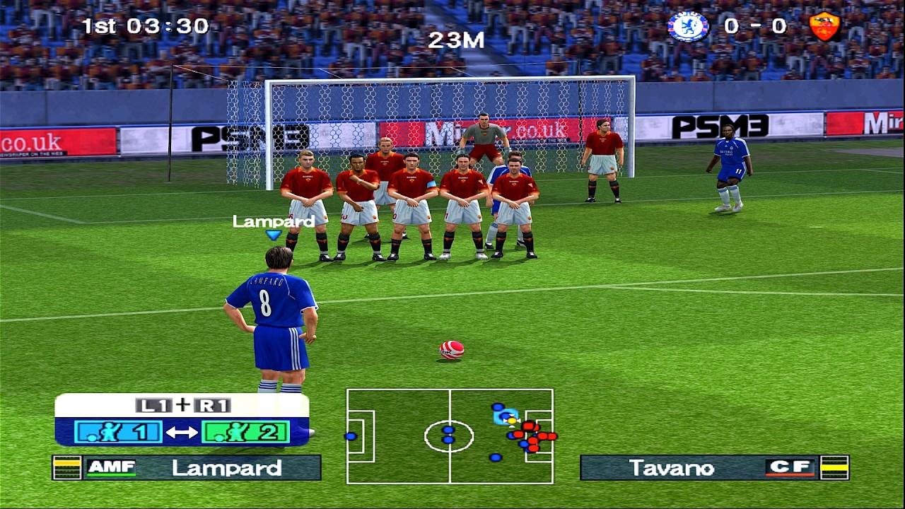 Pro Evolution Soccer 6 - Челси против Ромы | PS2