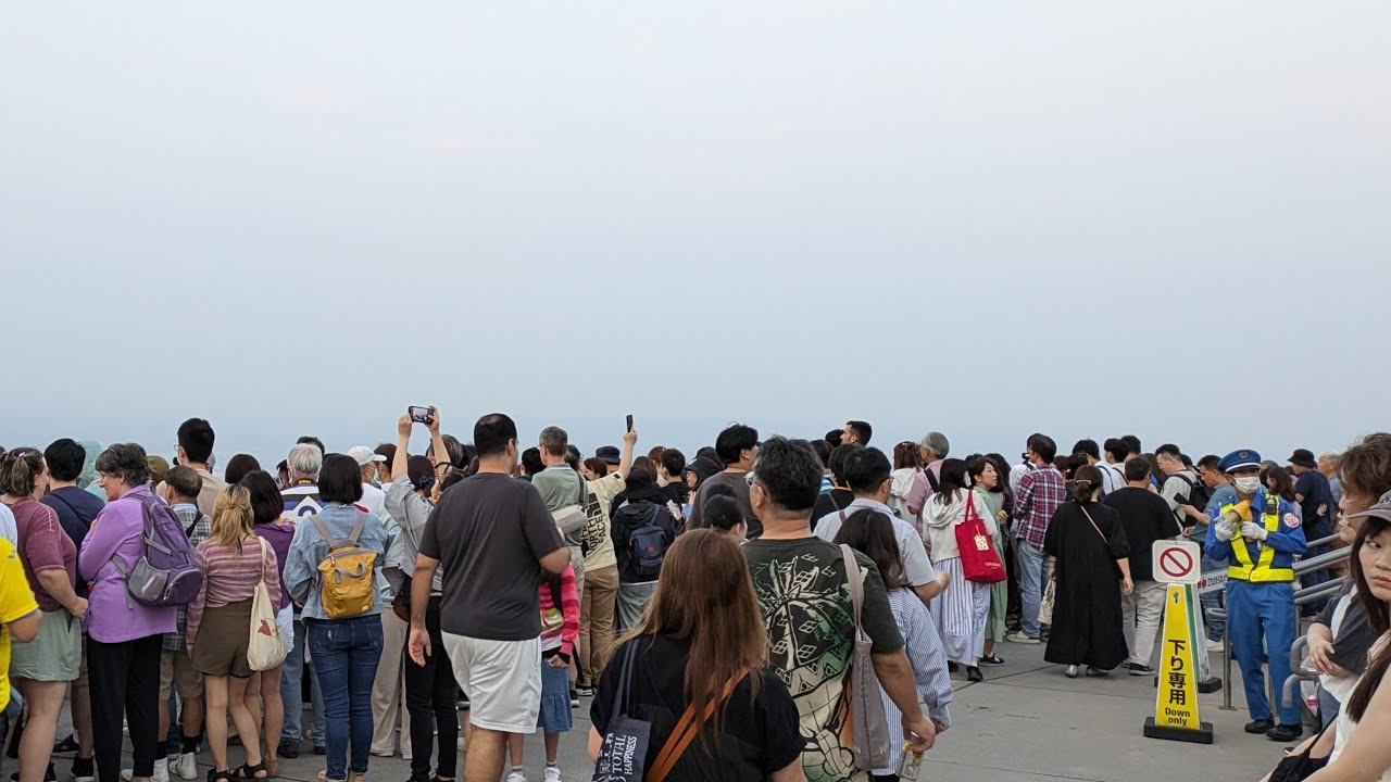 【カッツマングローブ】函館山展望台の様子  2024年7月16日 G