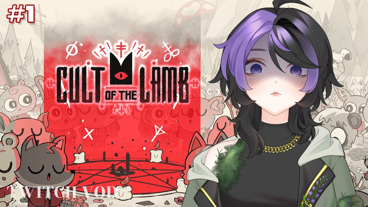 【VOD】 First day of creating the Briophyte Commune! | Cult of the Lamb
