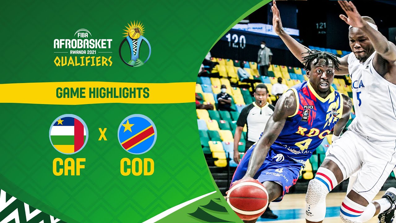 Central African Republic - Dem. Rep. of the Congo | Highlights - FIBA AfroBasket 2021 Qualifiers