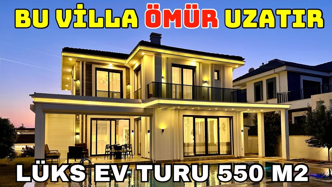 ‼️Satıldı‼️Lüks Villa Turu Egenin İncisi Didim’de 550 m2 Arsa İçinde Kelepir Villa E-84