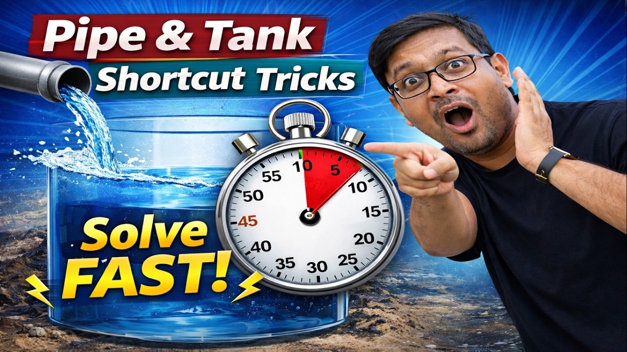 নল ও চৌবাচ্চার অংক | Pipe and Cisterns Problems Tricks | Time and Work Problems Shortcuts and Tricks