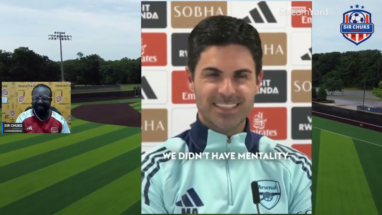 Arteta | Before people complained that we weren't physical enough hehehe | Latest arsenal news