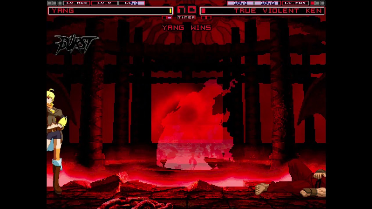 MUGEN Battle #4: Yang Xiao Long Vs Violent Ken