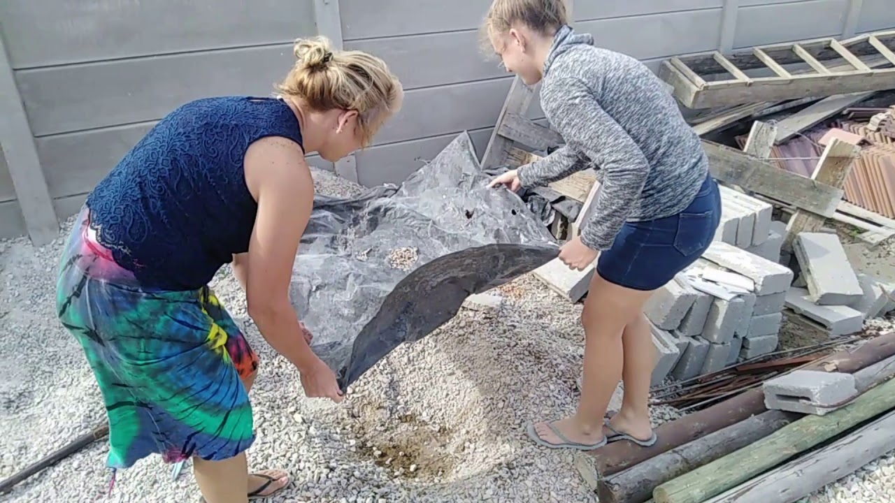 Making a Concrete Bird Feeder   Little Sisters Self Catering and Adventure Tours