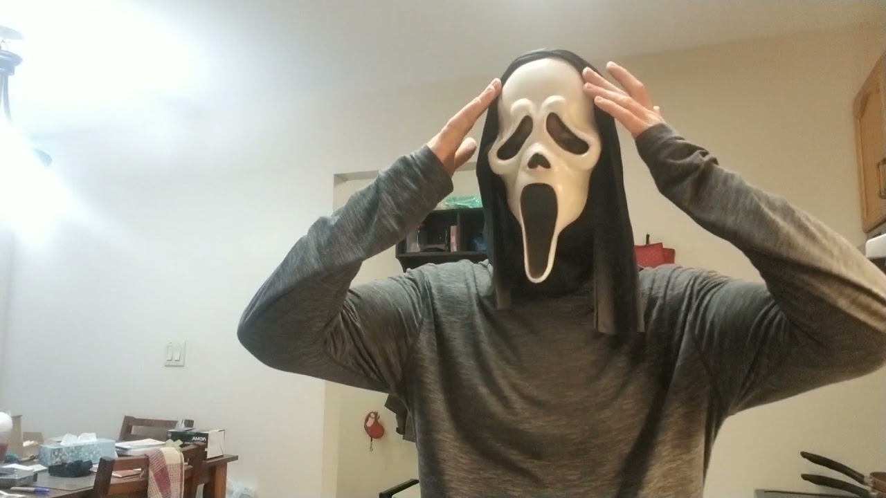 SCREAM/Ghostface mask unboxing and modifications